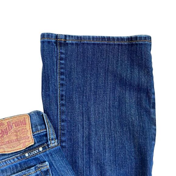 Lucky Brand Sz 8/29 ‘Zoe Boot’ Jeans Bootcut  Dark Wash Stonewashed Y2K Western - Picture 11 of 15